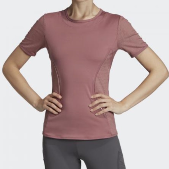 Adidas by Stella McCartney Perforated Training T-shirt - Picture 2 of 11